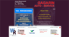 Desktop Screenshot of gagarin.com.pl