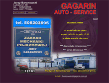 Tablet Screenshot of gagarin.com.pl